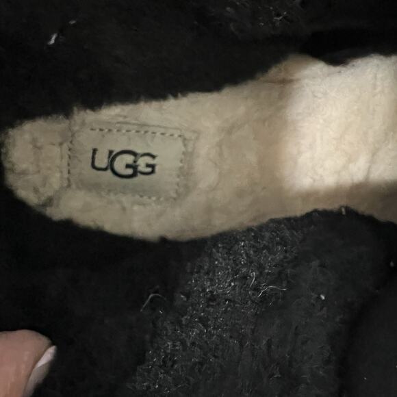 UGG Neumel Platform Zip Boots Women Size 10 Black 1122677 - Picture 10 of 11